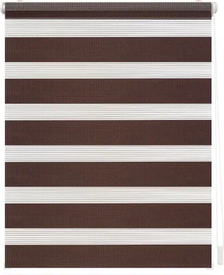 Produktbild von Lichtblick Duo Rollo Klemmfix, ohne Bohren Dunkelbraun, 45 cm, 45 cm x 150 cm (B x L)