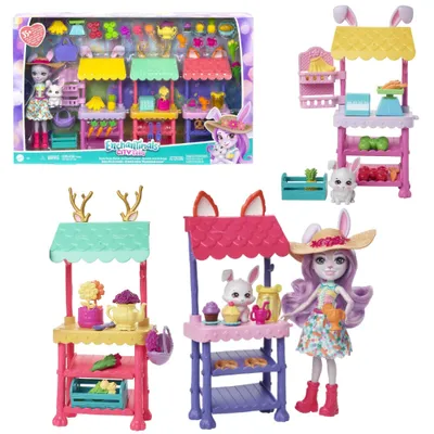 Zdjęcie produktu dla Enchantimals City Tails HHC17, 4 lat(a), Wielobarwny, Tkanina, Plastik