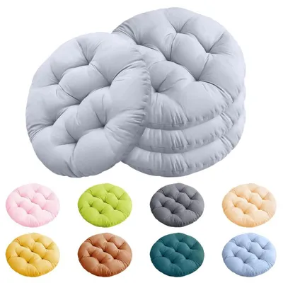 Produktbild von Omgoods – Set mit 4 runden Sitzkissen, 40 cm Durchmesser