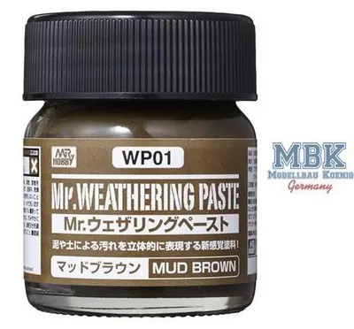 Image de GUNZE GSWP01 Pâte de vieillissement, brun boue / 40 ml