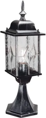 Produktbild von Elstead Wexford Außen-Stehleuchte E27 52cm Schwarz-Silber IP44