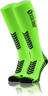 Obrázok produktu pre Sesto Senso kompresné ponožky Dámske pánske bežecké ponožky Trekking - Green- 35-38