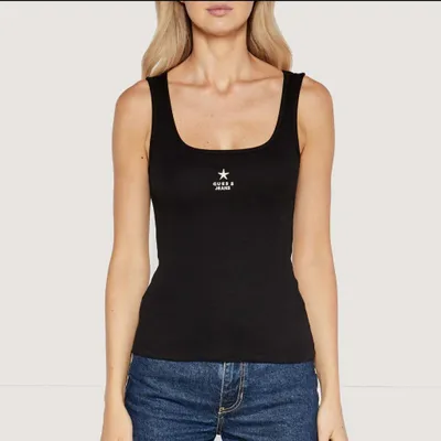 Immagine prodotto di Tops Mujer Del Marchio Guess Jeans Del Modello W4yp48 Ka0h1 Nero