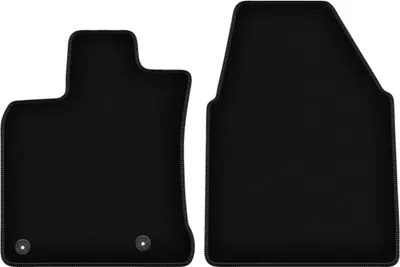 Immagine prodotto di Wielganizator Tappetini anteriori in velluto per Nissan Qashqai I J10 (szeroki) (2007-2013, crossover) neri, set 2 pz, con fissaggi