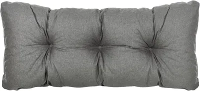 Produktbild von Best Wool rückenlehne für palettenkissen, wetterfestes und strapazierfähiges europaletten polster mit Polyurethanflockfüllung – hellgrau 120x40 cm