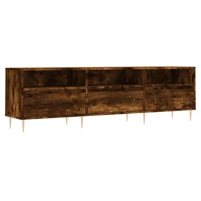 Zdjęcie produktu dla vidaXL Szafka pod TV dąb wędzony 150x30x44,5 cm materiał drewnopochodny