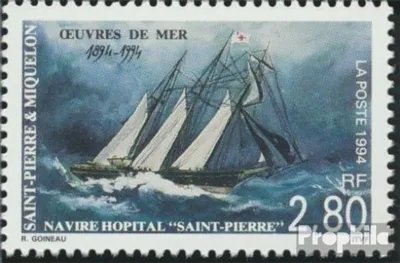 Produktbild von Briefmarken St. Pierre und Miquelon 1994 Mi 676 (kompl.Ausg.) postfrisch Seenotrettungsdienst