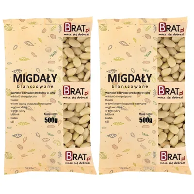 Image de Amandes blanchies 1kg (2x500g)