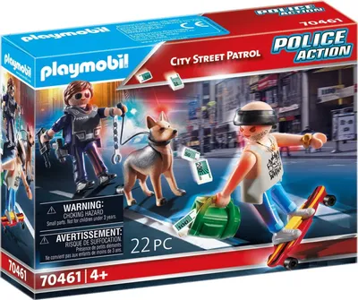 Produktbild von PLAYMOBIL Police Action City Street Patrol, 6 Jahr(e), Mehrfarbig