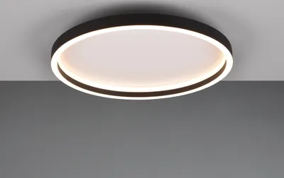 Produktbild von LED-Deckenleuchte - Schwarz matt - Ø 35 cm - Metall