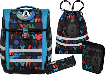 Produktbild von McNeill McNeill Disney Schulranzen-Set PERFECTO 5tlg. - DISNEY-MICKEY MOUSE