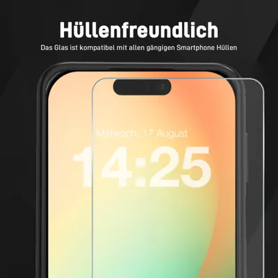 Produktbild von 2x 9H Schutzglas Displayschutzfolie für Apple iPhone 18 Pro Max Displayglas Displayschutz Glas Panzerfolie Schutzglasfolie