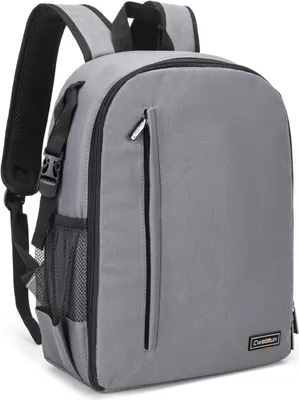 Image de Sac à dos pour appareil photo étanche Sac à dos photo pour DSLR/SLR Sony Canon Nikon 2.0 Gris S