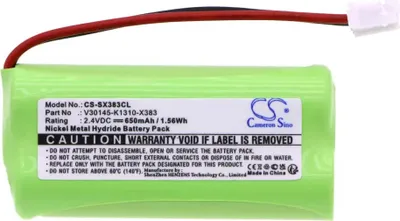 Obrázok produktu pre Batéria pre telefón Siemens Gigaset A120/A140 2*AAA 2,4V NiMH 650mAh T382 Cameron Sino