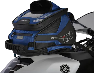 Produktbild von Oxford Tankrucksack M4r Blau 4l Magnet/zurrg.
