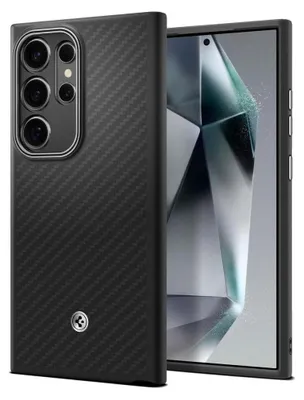 Produktbild von Spigen Enzo Aramid, Cover, Samsung, Galaxy S24 Ultra, 17,3 cm (6.8"), Schwarz