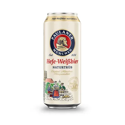 Immagine prodotto di Paulaner Hefe-Weißbier, non filtrata