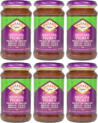 Produktbild von Pataks Brinjal Auberginen Pickle 6x312g