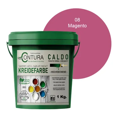 Produktbild von Contura BeGreen 1Kg. Kreidefarbe Shabby Chic Möbellack - 08 Magento