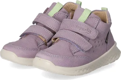 Zdjęcie produktu dla Superfit dziecięce buty na rzepy / buty do chodzenia / niskie trampki BREEZE fioletowy zamszRozmiar:21