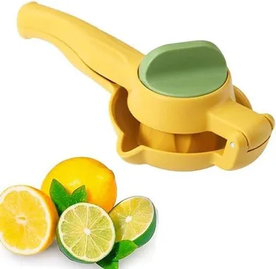 Obrázok produktu pre Odšťavovač na citrusové plody – priemer 9 cm, ručný a jednoduchý na používanie, žltý