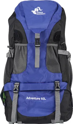 Produktbild von 50L Wanderrucksack, Herren Damen Wasserabweisender Reiserucksack, Ultraleicht Backpack Trekkingrucksack, Tagesrucksack, Dunkelblau