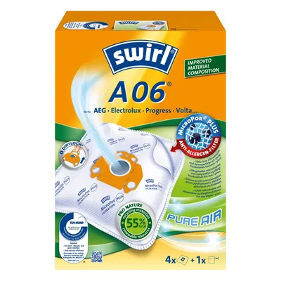 Image de Swirl SFB A06 Micropor Plus AirSpace Filtre anti-allergène 4 pièces