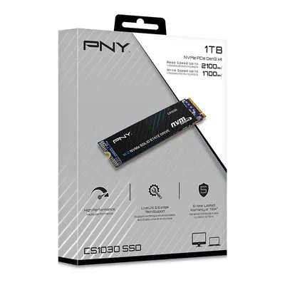 Produktbild von PNY CS1030 1 TB M.2 NVMe PCIe Gen3