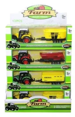 Image de Tracteur avec remorque MIX - SWEDE