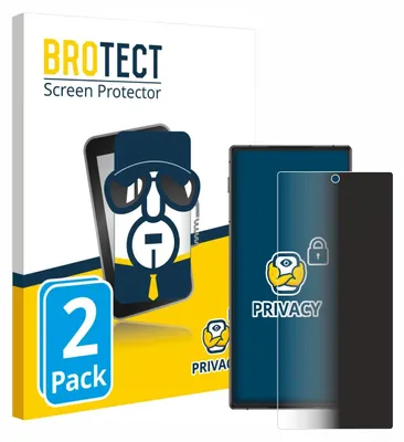 Produktbild von 2x BROTECT Sichtschutzfolie für ZTE Nubia Z70S Ultra Anti-Spy Privacy Sichtschutz Blickschutz Folie Blaulicht-Schutz