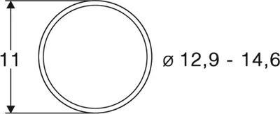 Produktbild von Roco 40070 Haftrings.10Stk.12,9-14,6mm