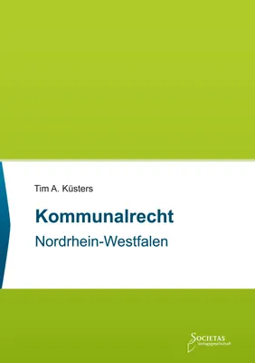 Produktbild von Kommunalrecht Nordrhein-Westfalen