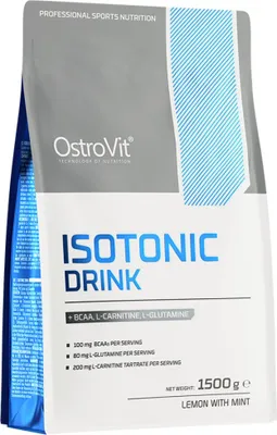 Obrázek produktu pro OstroVit | Isotonický prášek + BCAA, L-karnitin, L-glutamin citron a máta