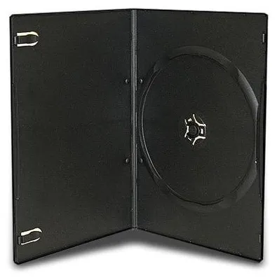 Produktbild von Solidchoice – 50 Stück schwarze DVD/CD/Blu-ray-Hüllen – Langlebig und schützend