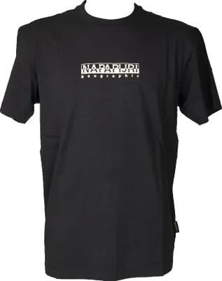 Immagine prodotto di T-shirt uomo NAPAPIJRI maglietta manica corta girocollo cotone con stampa articolo NP0A4GDR s-box ss3, XL, Cotone 100%