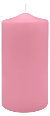 Produktbild von Spitzkopf Stumpen Kerzen Altrosa 20 x Ø 10 cm, 6 Stück