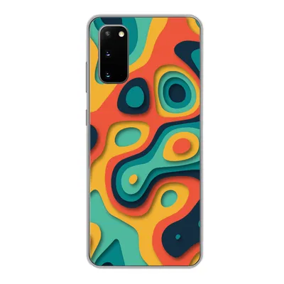 Produktbild von MuchoWow® Handyhülle Schutzhülle Hülle für Samsung Galaxy S20 Kreis - Muster - Farben Silikon Softcase Handy Hülle - Bild