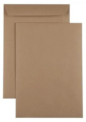Produktbild von Kaenguruh C5 Versandtasche, Natron / Recycling braun 90g nassklebend