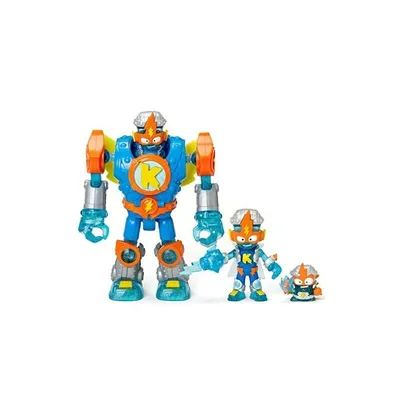 Immagine prodotto di Magic Box Toys, robot gigante Superbot Kazoom Power con pilota e 1 SuperThing, colorati