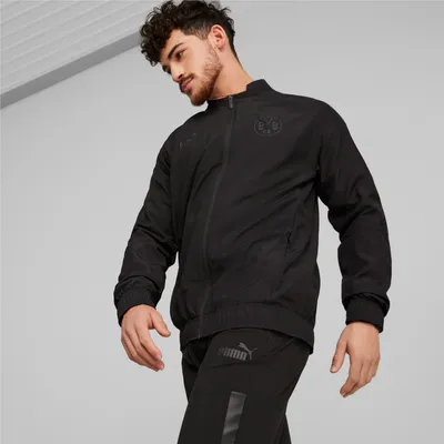 Produktbild von PUMA BVB Borussia Dortmund Aufwärmjacke Herren 02 - puma black S
