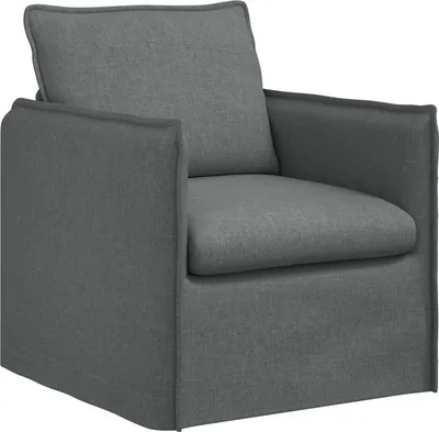 Immagine prodotto di vidaXL Divano grigio scuro 75 x 82 x 85 cm in tessuto