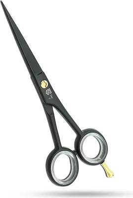 Produktbild von SMI -  6 zoll schwarz haarschere - Haarschneideschere frisör schere -edelstahl friseurschere schere haare schneiden-für damen und herren Razor Edge