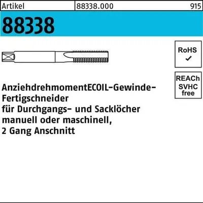 Produktbild von AMECOIL Gewindefertigbohrer M12x1,25 HP