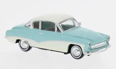 Produktbild von Brekina 27161 - 1/87 Wartburg 311 Coupe, hellblau/weiss, 1959 - Neu