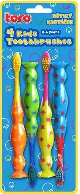 Immagine prodotto di Spazzolino Da Denti Per Bambini 4 Pezzi, 14 Cm