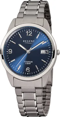 Regent F-433 Herren-Armbanduhr Titan Ø 36 mm 1