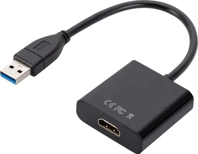 Produktbild von USB 3.0 zu auf HDMI Adapter Videokabel Konverter Für Notebook PC HDTV HD 1080P