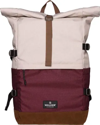 Image de Walker sac à dos pour ordinateur portable sac à dos pour ordinateur portable Concept Roll Up Two Backpack 23L Popcorn / Maroon multicolore