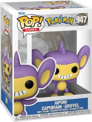 Produktbild von Pokémon - Aipom Capumain Griffel 947 - Funko Pop! Vinyl Figur