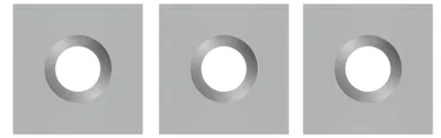 Immagine prodotto di Utensili per tornitura del legno, con punta in carburo, 11x11x2,0 mm, per utensili da tornio e lavorazione del legno